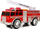 Set lodrash makina shërbimi Leantoys Fire Department dhe Police, mini, shumëngjyrësh