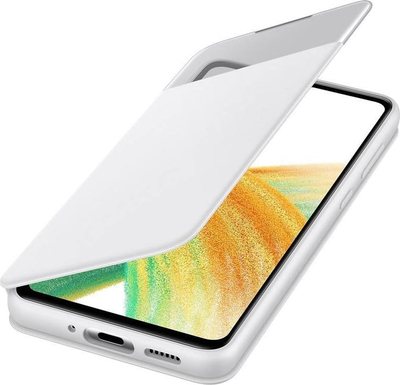 Këllëf me kapak për Samsung Galaxy A33, i thjeshtë, i bardhë