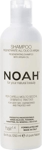 Shampo rigjeneruese Noah me vaj argani, për flokë shumë të thatë, 250 ml