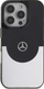 Kapak telefoni Mercedes Double Layer Case MagSafe për iPhone 16 Pro Max, 6.9\", i zi me argjend