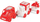 Set veturash Wader Kid Cars Ambulance 60025, lodër edukative, multingjyrëshe