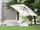 Çadër kopshti MONZA Cantilever Parasol, 2.5 x 2.5 m, me shtyllë anash, bezhë e hapur