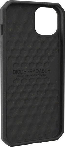 Kapak telefoni UAG Outback për iPhone 14 Max, material i biodegradueshëm, i fortë ndaj rënieve, i zi