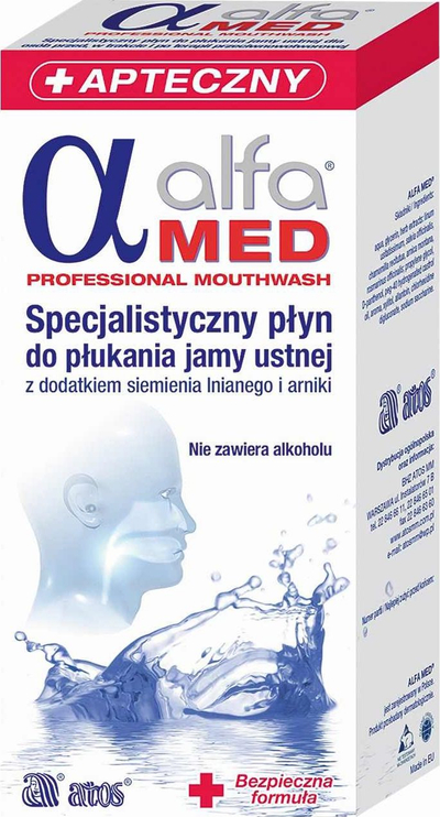 Shpëlarës goje Alfa Med Mouthwash, 200 ml, pa alkool