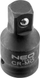 Ударен продолжувач NEO 10-250, 1/2", 50 mm, сив