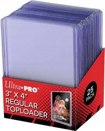 Mbajtëse kartash Ultra Pro Top Loader, 3" x 4", 35pt, 2000 copë, transparente