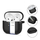 Mbështjellëse silikoni Tech-Protect Silicone Hook për Apple AirPods 4, me karabinë, e zezë