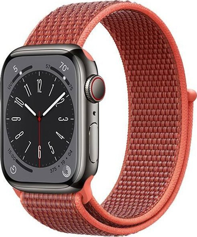 Rrip ore Crong Nylon Sport Band për Apple Watch 38/40/41 mm, najlon, Sunny Apricot