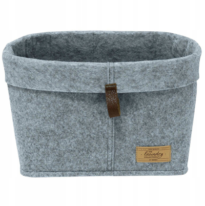 Shportë për rregullim WENKO Feli, filt, 30 x 19 x 18 cm, gri