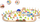 Set tren druri Classic World 110 Train Set, 110 copë, për fëmijë 3+, shumëngjyrësh