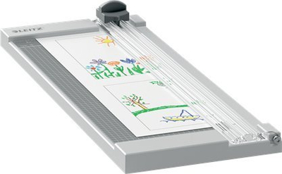 Prerëse letre Leitz Trimmer Precision Home, A4, 8 fletë, gri