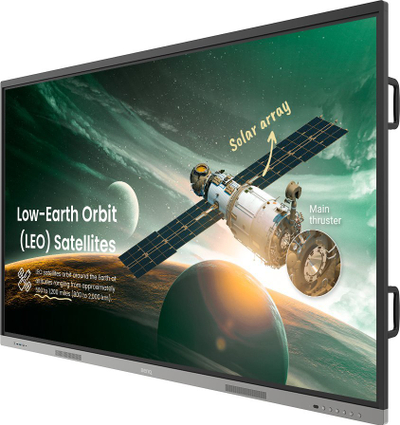Tabelë interaktive BenQ RE7503A, 75", 4K UHD, e zezë