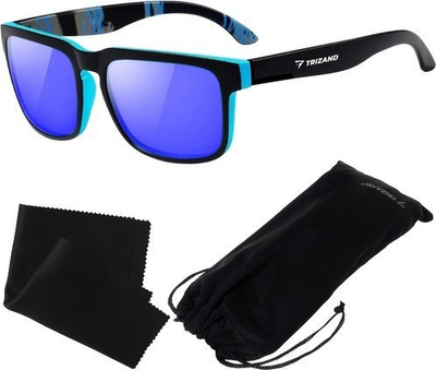 Спортски машки очила за сонце Polarized 18014, поларизирани леќи, UV заштита, црни
