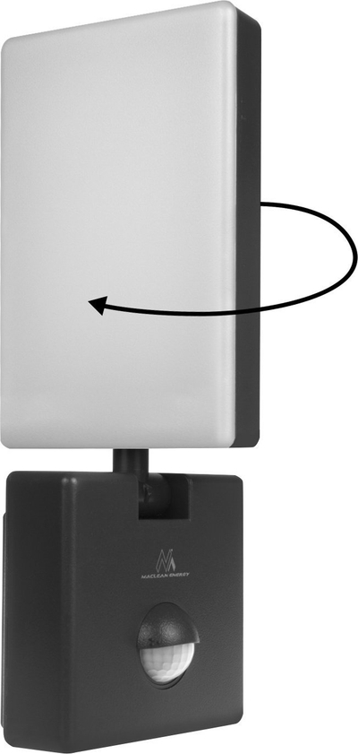 Llambë murale LED Maclean MCE516B, 10W, sensor lëvizjeje, e bardhë