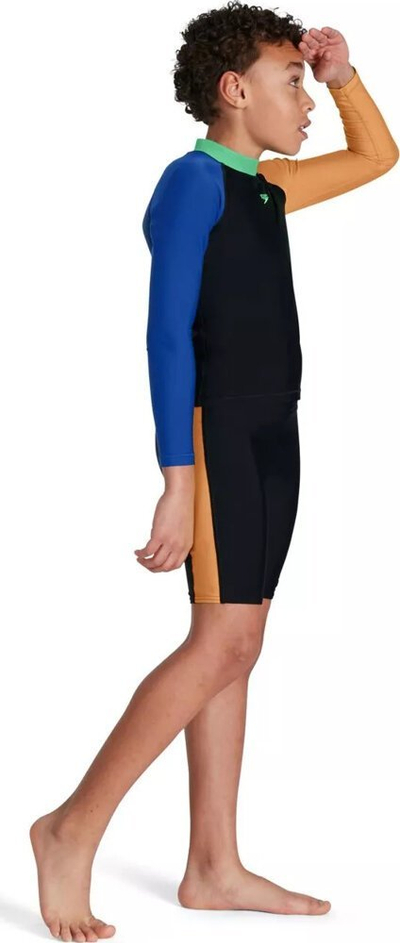 Set rrobash banje për fëmijë, rashguard me mëngë të gjata, jammers noti, shumëngjyrësh