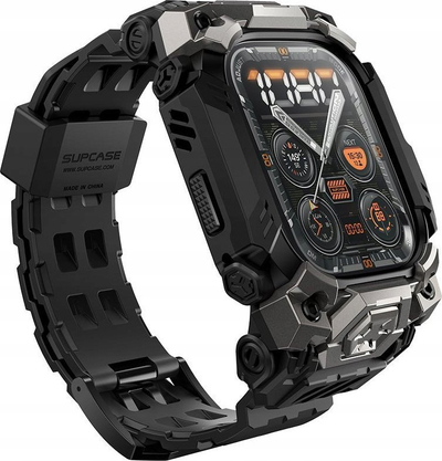 Rrip mbrojtës SUPCASE UB Ore për Apple Watch 49mm, i fortë, i zi