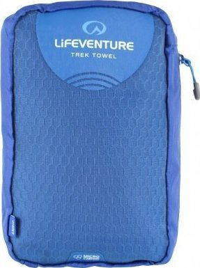Peshqir udhëtimi Lifeventure Microfibre Comfort XXL, antibakterial, blu