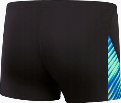 Rroba banje për burra Speedo Allover Digi V-cut Aquashort, Endurance+, të zeza