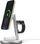 Karikues wireless 3n1 Mobile Origin Qi2 PowerStand, GaN 35W, i bardhë me argjend