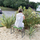 Stol kopshti Gardening Bench, i palosçëm, mban deri 100 kg, jeshil