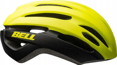 Helmeta rrugore Bell Avenue Road, unisex M L 53 60 cm, hi viz e zezë