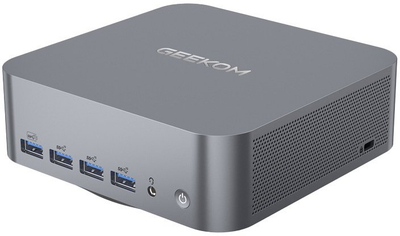 Mini PC GEEKOM GT1 MEGA, Intel Core Ultra 9 185H, 16GB RAM, 1TB SSD, gri