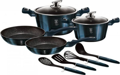 Set i tenxhereve Berlinger Haus BH-6143, 4 elemente, e kaltër e errët