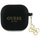 Kuti mbrojtëse Guess 4G Silicone Charm për AirPods 4, silikon, me varëse, e zezë