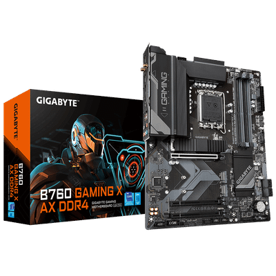 Pllakë amë Gigabyte B760 Gaming X AX, DDR4, ATX, me WiFi, LGA 1700