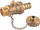 Valvul kulluese Ferro me topth, 1/2", bronz