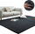 Tapet Strado Rabbit Rug, 160x200 cm, antirrëshqitës, gri e errët