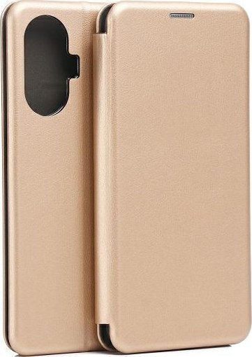 Mbulesë telefoni Beline Magnetic Book për Realme C55, tip libër, me magnet, ngjyrë gold