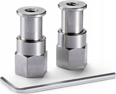 Adapter spigot Manfrotto 5/8, për krahët 244 Mini dhe 244 Micro, metal