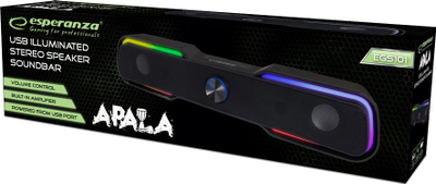Soundbar Esperanza Apala EGS101, stereo, LED RGB, i zi