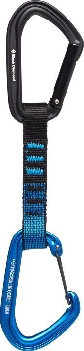 Ekspres ngjitje Black Diamond HotForge Hybrid Quickpack, 12cm, set me 6 copë, blu me të zezë
