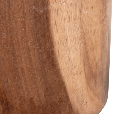Tabure HM ROUND STOOL TOBI HM9791.11, dru masiv Suar, 39x42 cm, ngjyrë natyrale