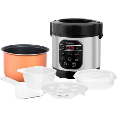 [OUTLET] Tenxhere për oriz Sencor SRM 0650SS, 0.6l e hirtë