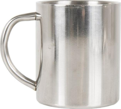 Gotë çeliku inox pa firmë, 300ml, me dy shtresa, argjendtë