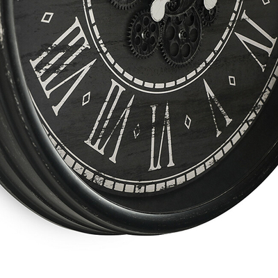 Orë muri MPM Quality Vintage Timekeeper E01.4326.90, e zezë