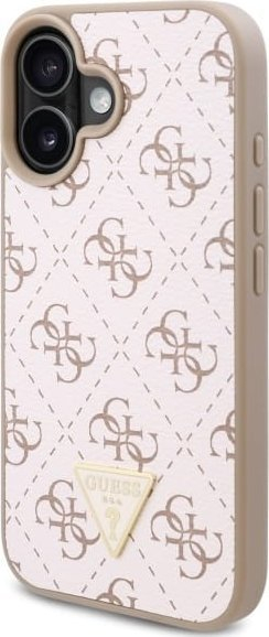 Kapak telefoni Guess GUHCP16MPG4GPH për iPhone 16 Plus 6.7", hardcase, i bardhë
