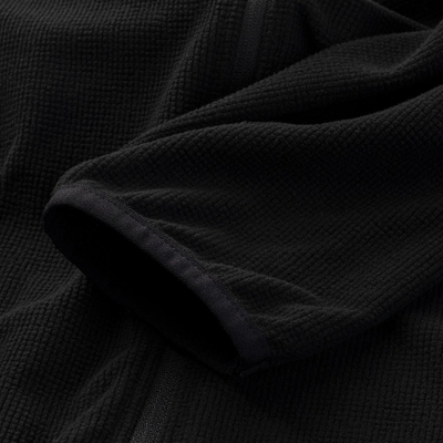 Bluzë sportive Hi-Tec Damis II Full Zip SP M, poliester, me zinxhir të plotë, e zezë