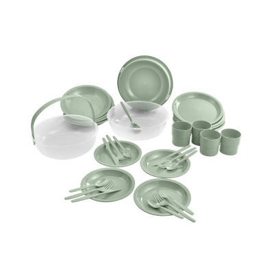 Set kampingu CURVER Green 262888, 33 copa, plastik, jeshil