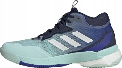 Atlete salle Adidas Crazyflight 5 Mid, për goca, tali mes, ngjyrë mente blu 40