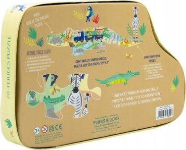 Puzzle Jungle, 20 copa, për kalamaj 3+, shumëngjyrësh
