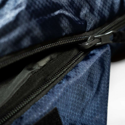 Qese fjetjeje Alpinus Warm 1000, 180x75 cm, zinxhir djathtas, blu navy