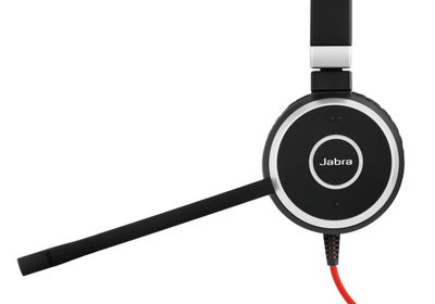 Headset me kabllo Jabra Evolve 40 Stereo USB‑C, Microsoft Teams, i zi