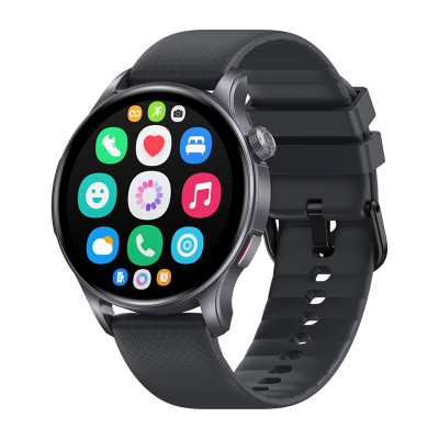 Smartwatch Zeblaze Btalk 3 GPS, ekran 1.43" AMOLED, thirrje telefonike, gri e errët