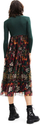 Fustan Desigual Vest Free Garden, i gjelbër/shumëngjyrësh