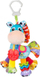 Lodër për udhëtim për bebe Playgro Clip Clop, shqisore, me kapëse, me shumë ngjyra