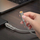 Kabllo USB në USB C me çakmak Hoco UA38B, 0.3m, aliazh alumini, ngjyrë ari